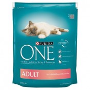 Purina ONE Adult s lososem a celozrnnými obilovinami 800g
