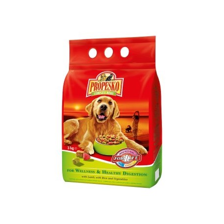 Propesko Wellnes & Healthy Digestion s jehněčím, rýží a zeleninou 3kg