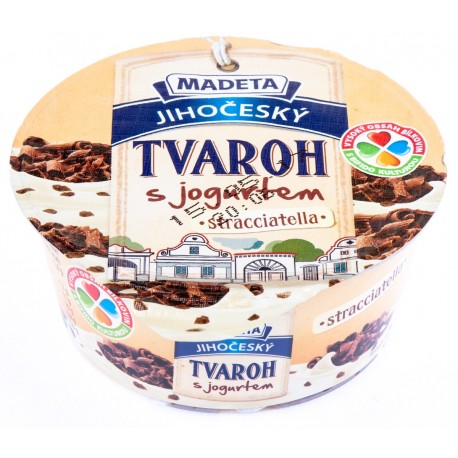 Madeta Jihočeský Tvaroh s jogurtem stracciatella 135g