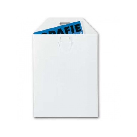 Kartonové obálky - A4, bílé, 10 ks